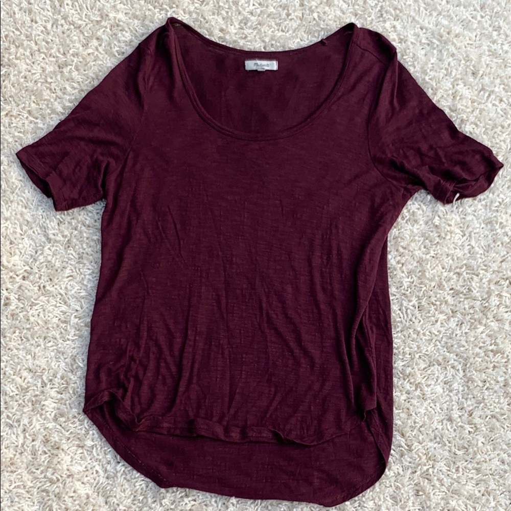Madewell Purple Shirt Medium